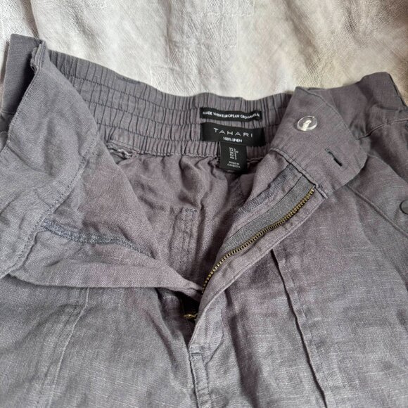 Tahari 100% Linen Pants | European Grown Flax - Picture 7 of 10